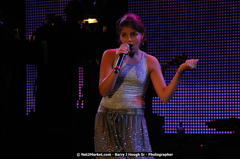 Nikki Yanofsky at the Air Jamaica Jazz and Blues Festival 2008 The Art of Music - Saturday, January 26, 2008 - Air Jamaica Jazz & Blues 2008 The Art of Music venue at the Aqaueduct on Rose Hall Resort & Counrty Club, Montego Bay, St. James, Jamaica W.I. - Thursday, January 24 - Saturday, January 26, 2008 - Photographs by Net2Market.com - Claudine Housen & Barry J. Hough Sr, Photographers - Negril Travel Guide, Negril Jamaica WI - http://www.negriltravelguide.com - info@negriltravelguide.com...!