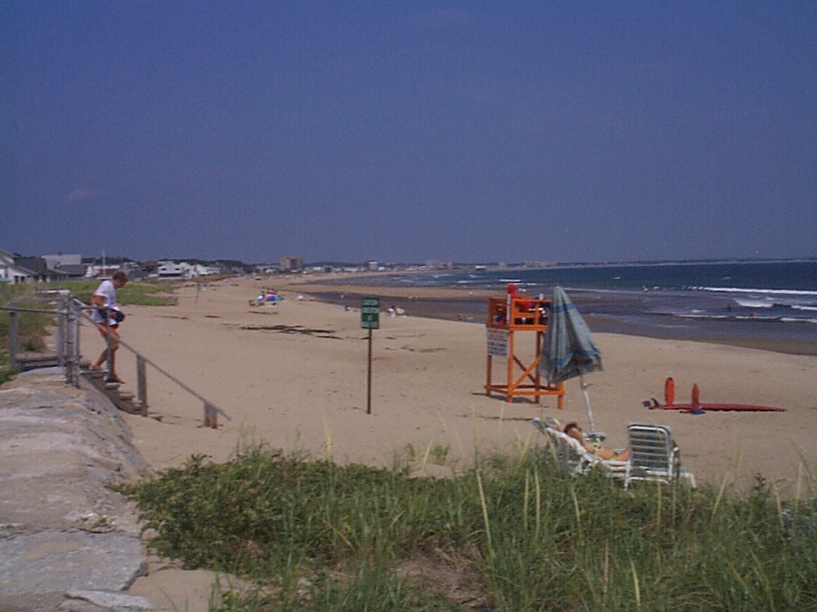 Beach View towards Old Orhard from Beach Front Home in Kenney Shores, Saco, Maine