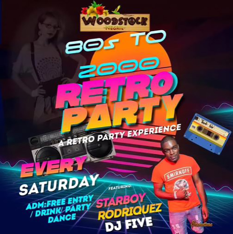 Retro Party (80s to 2000) at Woodstock Negril