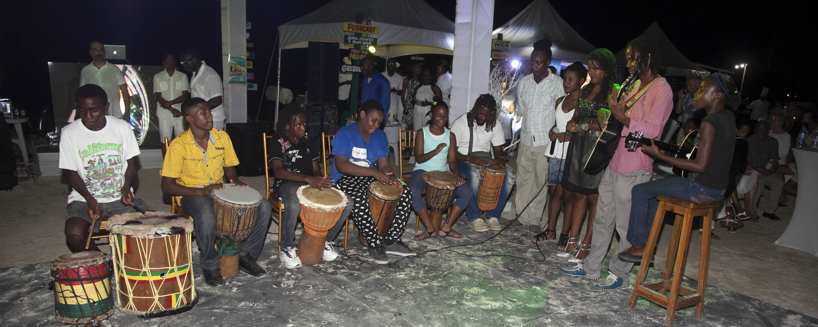Drummers @ NCC International Food and Wine Event 2016, Negril Jamaica