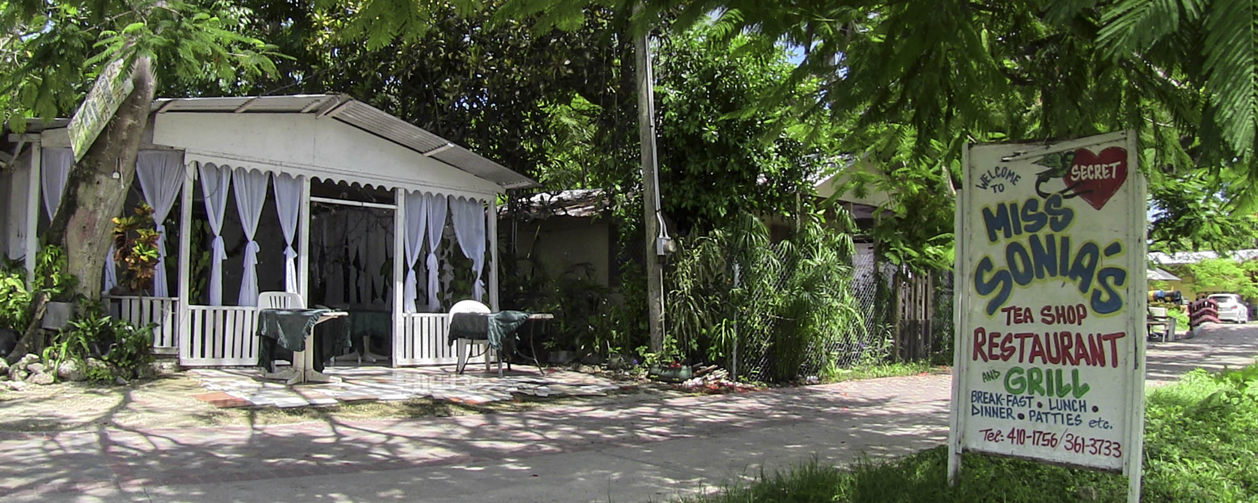 Miss Sonia's Tea Shop and Restaurant, Norman Manley Boulevard, Negril Jamaica