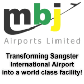 MBJ Airports Logo [Sangster International Airport]. Follow this Link to Website.