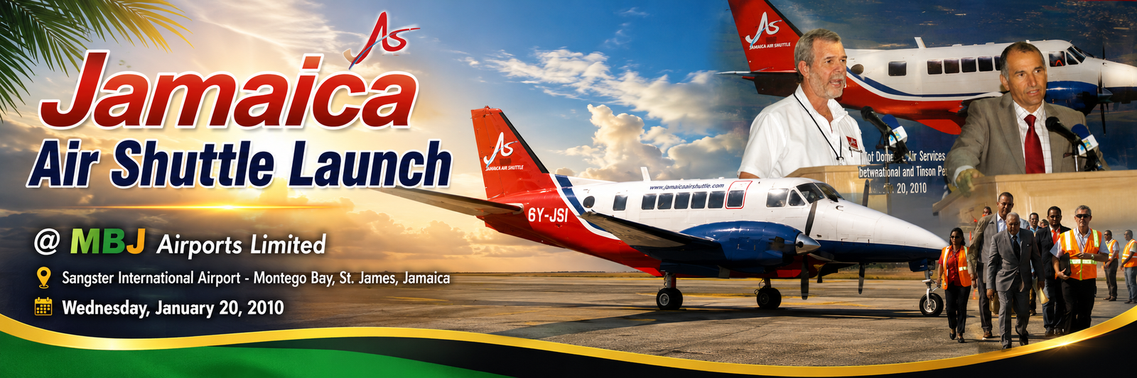 Jamaica Air Shuttle Launch at MBJ Airports Limited, Sangster International Airport