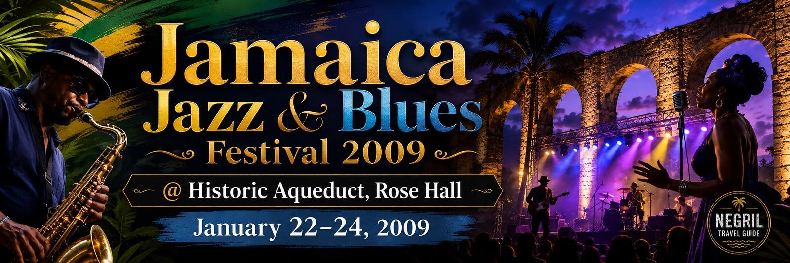 Jamaica Jazz & Blues Festival 2009 — Historic Aqueduct, Rose Hall — January 22–24, 2009