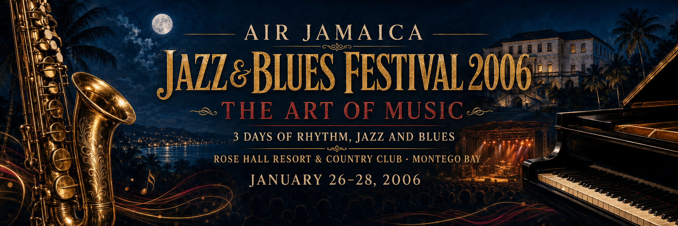 Air Jamaica Jazz and Blues Festival 2006 — The Art Of Music — 3 Days of Rhythm, Jazz and Blues — January 26–28, 2006