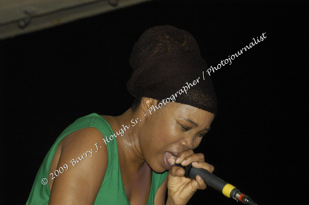  Queen Ifrica "Live in Concert" Negril Escape Resort & Spa, Openning Acts: Edge Michael, and Fyakin, One Love Reggae Summer Series, West End, Negril, Westmoreland, Jamaica W.I. - Tuesday, August 4, 2009 - Photographs by Barry J. Hough Sr. Photojournalist/Photograper - Photographs taken with a Nikon D70, D100, or D300 - Negril Travel Guide, Negril Jamaica WI - http://www.negriltravelguide.com - info@negriltravelguide.com...!
