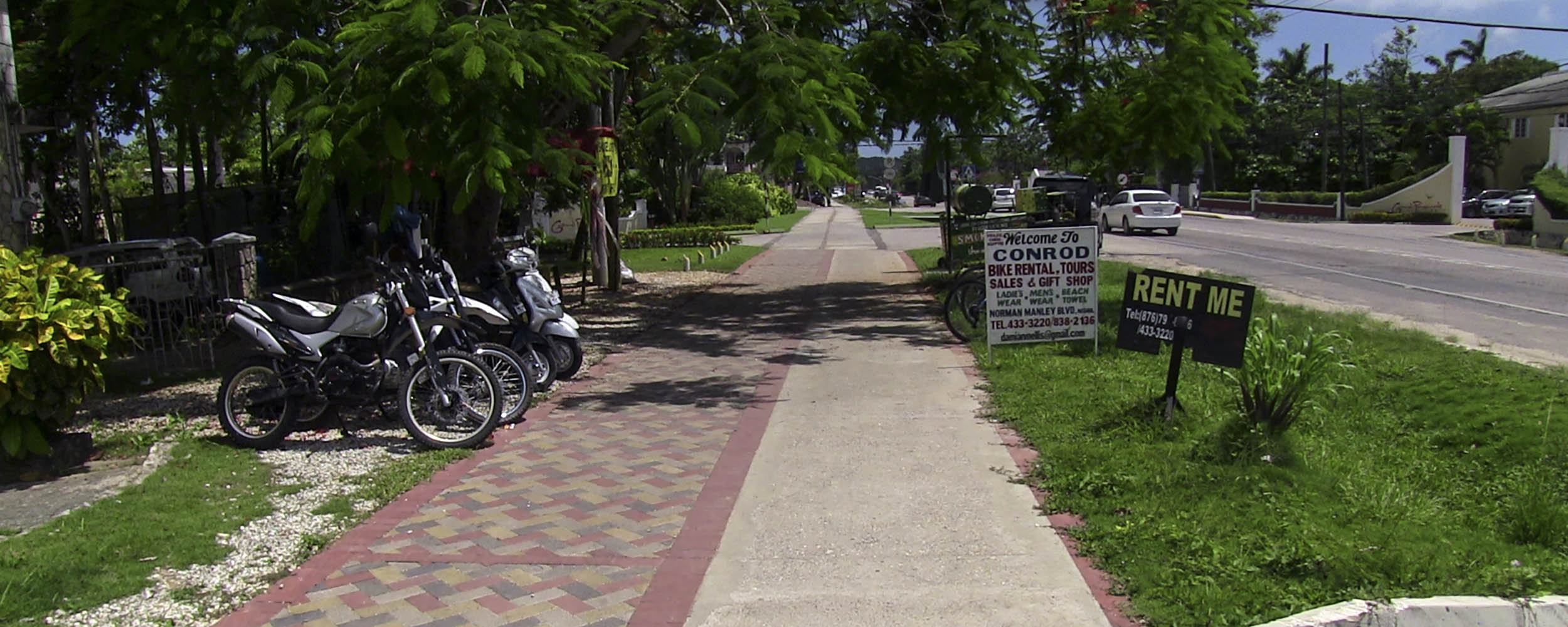 Conrod Bike Rental Tours - Norman Manley Boulevard - Negril Jamaica